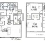1号棟間取り(間取)