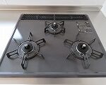 嬉しい三口コンロ！(キッチン)